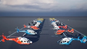 【UE】写实直升机飞行蓝图 Photorealistic Helicopter