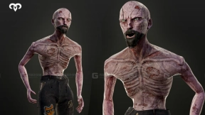 僵尸动画绑定模型  Zombie Animated Rigged