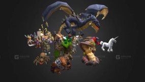 终极幻想动画角色合集 - Fantasy characters animated Ultimate Bundle