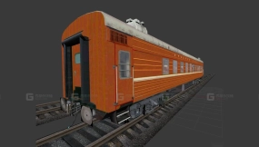 红箭卧铺车 - Плацкартный вагон «Красная стрела» 3D model-31