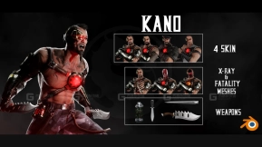 Kano 卡诺 真人快打X角色 Kano   Mortal Kombat X