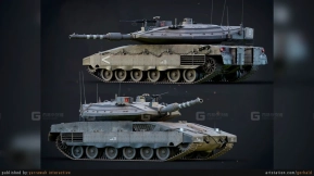【UE】梅卡瓦 Mk. 4 - 先进坦克蓝图  Merkava Mk. 4 - Advanced Tank Blueprint
