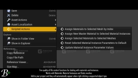 【UE5.1】Blutility Plus - 材质与实例选项  Blutility Plus - Material and Instance Options