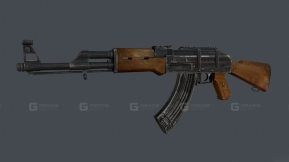 AK-47自动步枪-AK-47 3D model-11