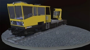 轨道车辆 - Track Vehicle 3D model-13