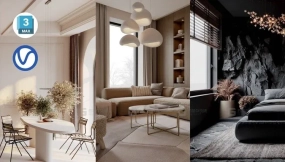 3DS MAX Vray室内灯光渲染全面掌握教程 Lighting Mastery in V-Ray 6