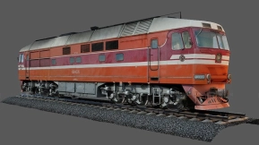 ТЭП70型内燃机车 - Тепловоз ТЭП70 (TEP70) 3D model-8