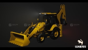 【UE】可驾驶动画挖掘机推土机  Driveable Excavator Dozer Construction