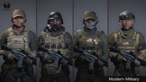 【UE】现代军事 NPC - ModernMilitary Bundle