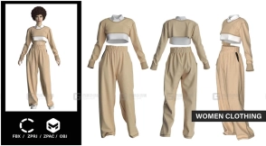 时尚运动风格女士休闲装