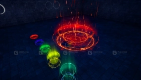 【UE】波罗的海视觉特效  魔法圆圈工具包  Baltic VFX   Magic Circles Toolkit