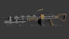 重机枪-Heavy machine gun 3D model-13