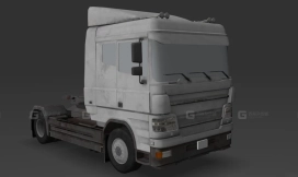 挂车卡车 - Trailer Truck 3D model-98