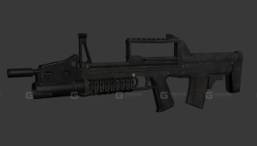 ADS水下突击步枪-ADS Rifle 3D model