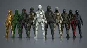 【UE】突击角色包 重制版  Assault Character Pack Remastered