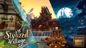 【UE】风格化村庄胖包  Stylized Village Fatpack