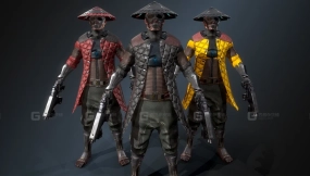 【UE】赛博武士2  Cyber samurai 2