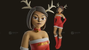 穿鹿装的女孩-The Girl In The Deer Costume