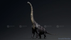 【UE】腕龙模型资产  Brachiosaurus Sauropod