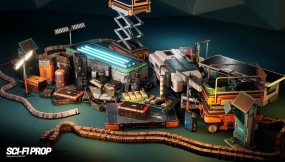 【UE】科幻道具资源包vol1  Sci-Fi Props Vol01