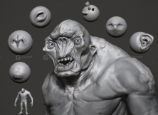 Zbrush生物创造笔刷套件
