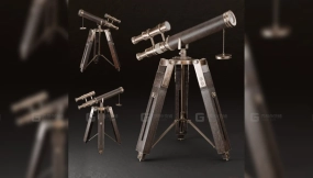 Sj-望远镜（棕色皮革款） - Sj-Telescope Brown Leather