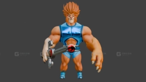 风格化狮子战士角色-Stylized Lion Warrior Character