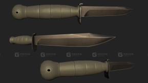 格洛克Feldmesser 78 3D模型-11 - Glock Feldmesser 78 3D model-11