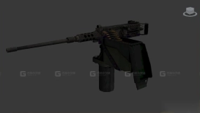 M2重机枪-M2 3D model-25