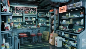未来主义街头商店 Futuristic Street Store