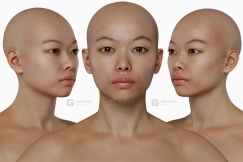 写实女性动画人体扫描 基础模型 Animation Ready Body Scan  Female 11