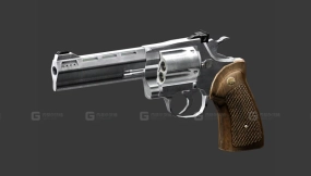 马格南左轮手枪 - Magnum Revolver 3D model-45