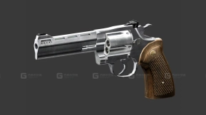 马格南左轮手枪 - Magnum Revolver 3D model-45