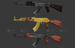 AK 47 3D model-8