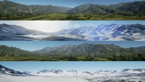 【UE】地形背景  Landscape Backgrounds