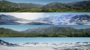 【UE】地形背景  Landscape Backgrounds