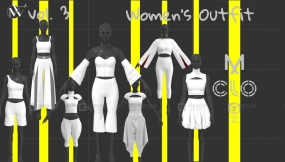 女性时尚上衣裙子裤子短裤套装