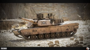 【UE】M1A2艾布拉姆斯主战坦克 - 高级坦克蓝图  M1A2 Abrams - Advanced Tank Blueprint