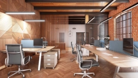【UE】阁楼办公室（模块化）  Loft Office (Modular)