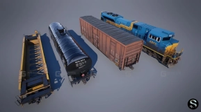 【UE】火车套装  Train Pack