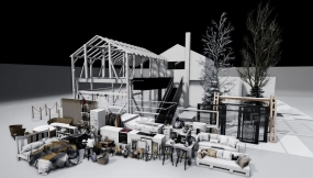 【UE】斯堪的纳维亚家居室内设计 - Archinteriors 第3卷 场景2  Scandinavian Home Interior - Archinteriors Vol 3 Scene 2