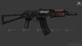 AK47U短突击步枪-AK47u 3D model