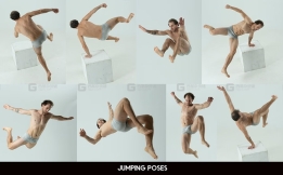 330张男性动作pose参考图片