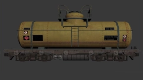罐车 - Tanker car 3D model-21