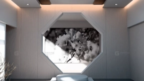 场景-现代禅意冥想空间 - Scene- Modern Zen Meditation Space