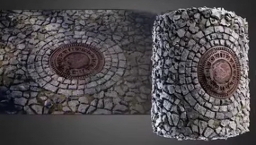 SD井盖石头路面材质贴图教程 Udemy – Manhole and Pavement Materials in Substance Designer