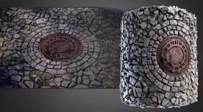 SD井盖石头路面材质贴图教程 Udemy – Manhole and Pavement Materials in Substance Designer