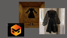 女性时尚连衣裙模型 dress fashion style