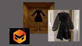 女性时尚连衣裙模型 dress fashion style