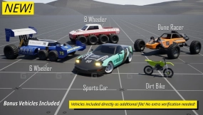 【UE】程序化车辆动画系统RKVA无骨骼运动学车辆动画v1.0.5b  RKVA Rigless Kinematic Vehicle Animation v1.0.5b